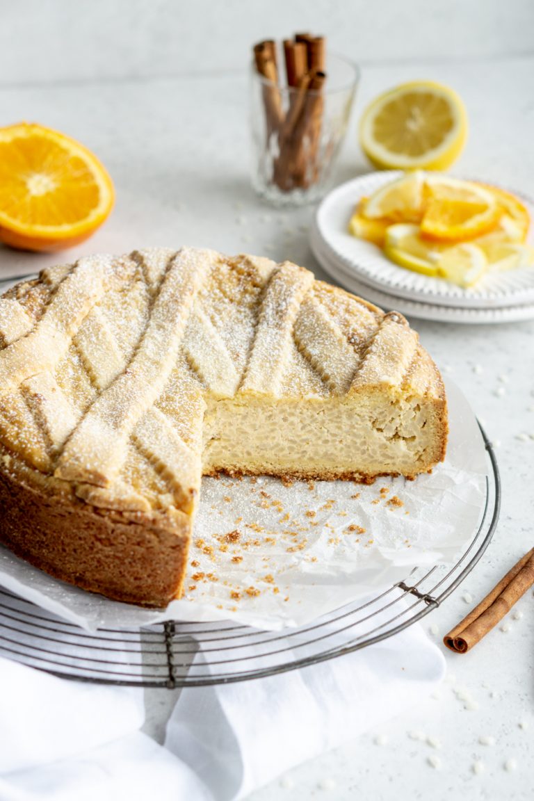 Easter Rice Pie (Pastiera di Riso) - Pina Bresciani