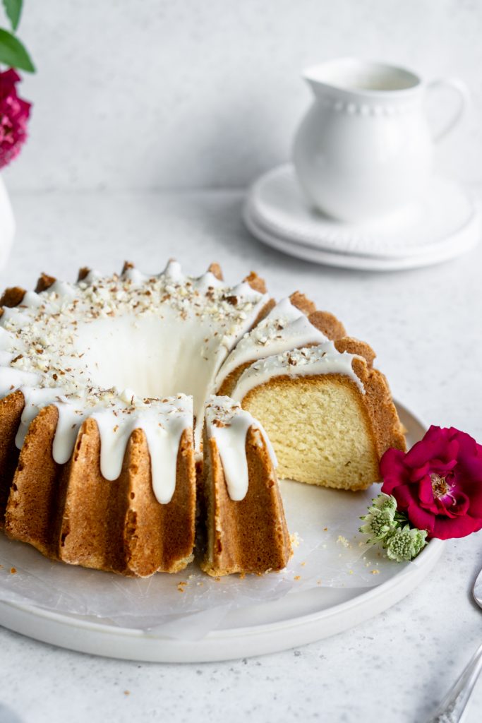 Almond Cake with Amaretto Glaze Pina Bresciani